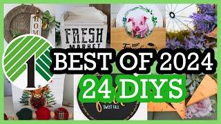 THE BEST DOLLAR TREE AND THRIFT DIYS OF 2024 | 24 HOME DECOR CRAFTS TO TRY NOW!