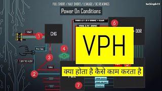 VPH line in MOBILE LOGIC SECTION ( importance and working ) with CHARGING PROCESS  @techinpb15