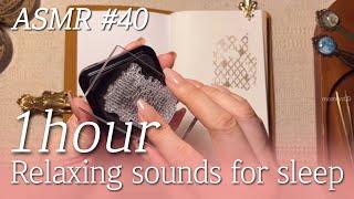 ASMR 1 Hour #40 Art Journaling Compilationrelaxing sounds of collage #papertherapy #scrapbooking