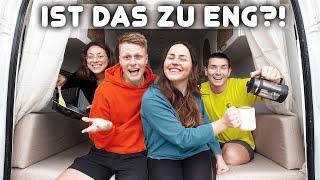 Zu VIERT auf 6m² leben – Hält unser Camper das durch? (Vanlife Dänemark)