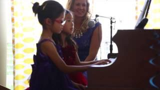 Astrid Leonffu and Kayla Pham - Let it go Recital May `14