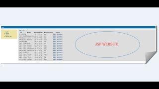 Create a JSF - Java website simply