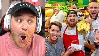 Grocery Store Stereotypes by Dude Perfect - Reaction