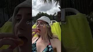 Go to the pool with me  #poolday #minivlogs #aesthetics