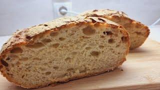 Bread recipe, or how to make homemade bread, the tastiest recipe. village bread.