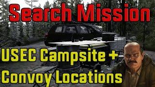 Search Mission - Where to find USEC Campsite + Convoy Locations