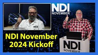 NDI November 2024 Kickoff: NDI Technology Today and How to Best Use AV over IP in Production