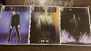 unboxing dazed korea RM october 2023 cover (all 3 versions!)