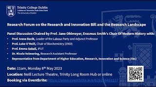 Research Forum on the Research and Innovation Bill & the Research Landscape (May 2023)