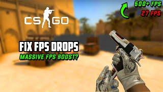 CSGO: BOOST FPS and Fix FPS DROPS (SECRET METHOD) | 2023 UPDATE  | UNDER 2 MINUTES!