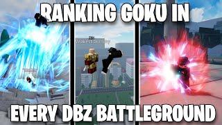 RANKING Goku In EVERY DBZ Battlegrounds!