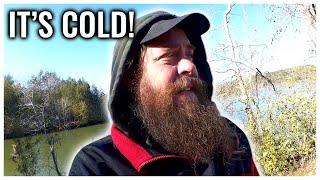 Bank Fishing When It's Freezing COLD - Do Fish Bite When It's Cold??