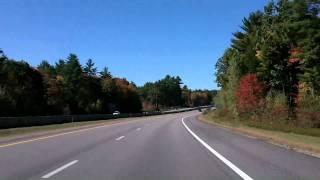 Portsmouth to Manchester, New Hampshire Drivelapse Dash Cam