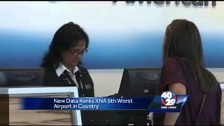 New data ranks XNA 5th worst airport in America