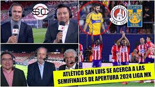 ATLÉTICO SAN LUIS SORPRENDIÓ y GOLEÓ sin piedad a unos TIGRES que NO TUVIERON DEFENSA | SportsCenter