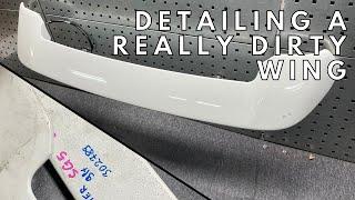 Detailing a really dirty, nasty, stained Forester SG Wing