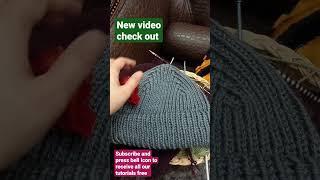 New luxury knit beanies #knit #beanie knitting video | for beginners | learn to knit beanie