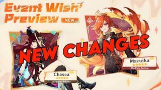 NEW UPDATE!! NEW CHANGES IN VERSION 5.2- Chasca & Ororon's Gameplay + QoL Discussion -Genshin Impact