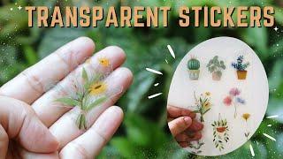 DIY Sticker - How To Make Your Own Custom Transparent Stickers at Home | Homemade Stickers