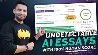 How to Write Human-like Essays and Bypass AI Detectors Like Turnitin, GPTZero, and More | Essay AI