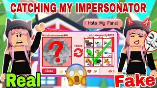 CATCHING My IMPERSONATOR in ADOPT ME !  *SHOCKING*