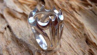 Claw Ring Sterling Silver| kaisar power silver