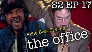 FILMMAKER REACTS to THE OFFICE Season 2 Episode 17: Dwight's Speech