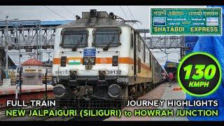 NEW JALPAIGURI to HOWRAH: Train Journey Highlights | 12 Years of SHATABDI Express