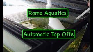 Automatic Aquarium Water Top Off - How To - Start of Maintenance Free Room - Float Valves and RODI