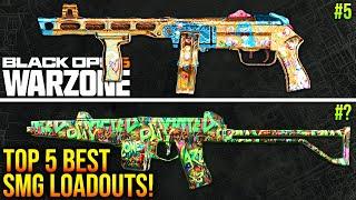 WARZONE: New SMG META UPDATE! Top 5 BEST SMG LOADOUTS To Use! (WARZONE META Weapons)