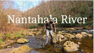 Fly Fishing Nantahala River | Winter Trout Fishing The Day after Christmas |