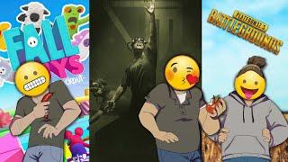 Let's Play Fallguys & The Outlast Trials & PUBG Customs - The Emoji Movie 2!