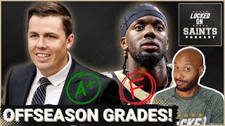 New Orleans Saints Offseason Move Grades | Kellen Moore, Coaching Staff Deserve A-Grade