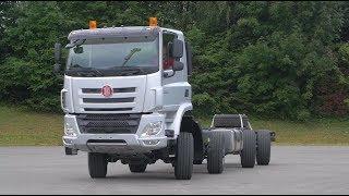 EHLA® Multi Electrohydraulic auxiliary steering system in TATRA truck - 8x8 chassis