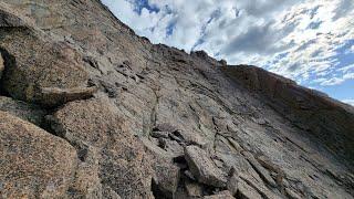 Longs Peak via Keyhole, Full Climb after Keyhole from Helmet GoPro