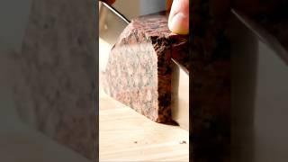 Cutting colored granite like butter asrm #asmr