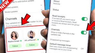 How to hide Channels on Whatsapp 2024 | How to Remove Channels on Whatsapp status