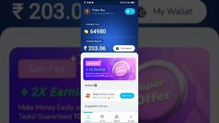 new best earning app// earn money//online money earning//earn#earn#cash#short