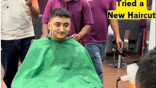 Maine aap logon ki demand mai kia naya Haircut try  Bhai ka kaam hua cancel ‍