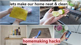 0 cost best kitchen & home tips you must know | time saving kitchen hacks | cleaning vlogs