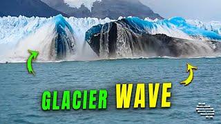 Perito Moreno Glacier's North Face Collapse Causes Massive Wave