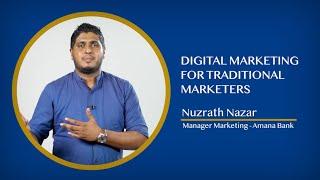 Digital Marketing for Traditional Marketers | Nuzrath Nazar - Pick a Course