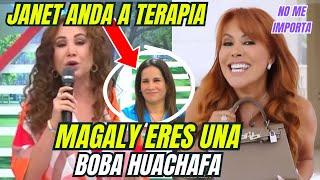 JANET BARBOZA tilda de HUACHAFA a  MAGALY MEDINA por presumir CARTERA