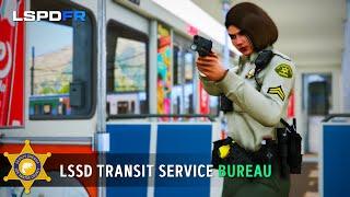 Shootout on the Metro Rail | LSSD Transit Service | GTA5 LSPDFR