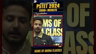 Pstet 2024 Qualified | Pankaj Sandha | Gems of Arora Classes