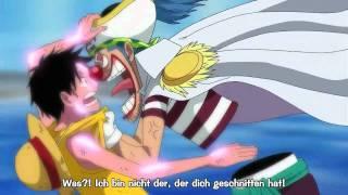 One Piece Marineford Buggy vs Mihawk [HD][GER SUB]