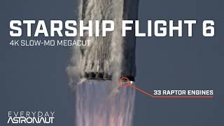 [4K Slow-Mo] Starship Flight 6 Supercut w/ Clean Audio