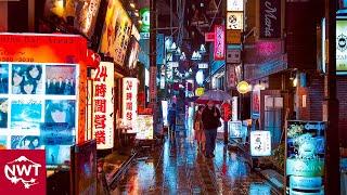 Rainy Night Walk In Nakano, Tokyo 4K