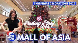 [4K] SM MALL OF ASIA 2024 CHRISTMAS DECORATIONS TOUR