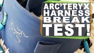 Arc'teryx 395A Harness Break Test!  How strong is this expensive lightweight harness?